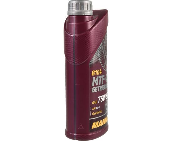 Трансмиссионное масло Mannol MTF-4 GETRIEBEOEL 1л 75W-80 (MN8104-1), изображение 2 Трансмиссионное масло Mannol MTF-4 GETRIEBEOEL 1л 75W-80 (MN8104-1), изображение 2