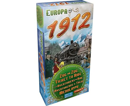 Настольная игра Days of Wonder Ticket to Ride - Европа 1912 Expansion - MULTI, английский (824968299111), изображение 2 Настольная игра Days of Wonder Ticket to Ride - Европа 1912 Expansion - MULTI, английский (824968299111), изображение 2