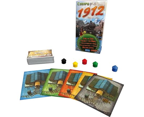 Настольная игра Days of Wonder Ticket to Ride - Европа 1912 Expansion - MULTI, английский (824968299111)