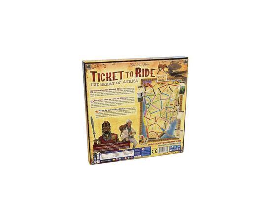 Настольная игра Days of Wonder Ticket to Ride - Map Collection 3: The Heart of Africa, англ (824968817742), изображение 3 Настольная игра Days of Wonder Ticket to Ride - Map Collection 3: The Heart of Africa, англ (824968817742), изображение 3