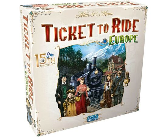Настольная игра Days of Wonder Ticket to Ride: Europe-15th Anniversary Deluxe Edition, англ (824968200339)
