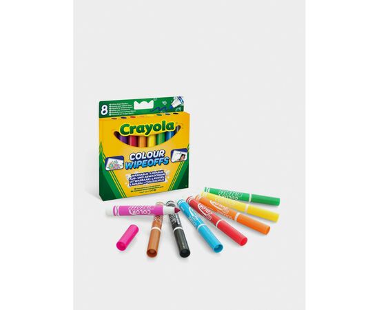 Фломастеры Crayola для сухого стирания (washable), 8 шт (03-8223)