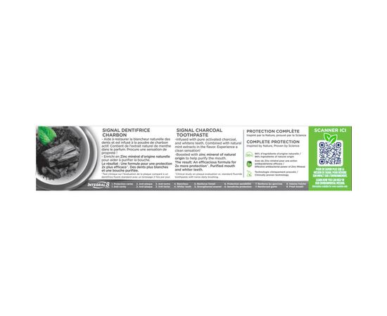 Зубная паста Signal Integral 8 Nature Elements Отб. и детокс с углем 75 мл (8710522417379), изображение 2 Зубная паста Signal Integral 8 Nature Elements Отб. и детокс с углем 75 мл (8710522417379), изображение 2