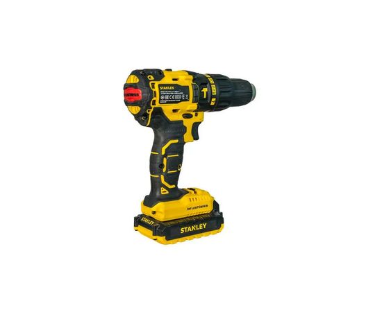 Шуруповерт Stanley 18 В, 55 Нм, 2 АКБ + ЗУ, кейс (SBH20D2K), изображение 3 Шуруповерт Stanley 18 В, 55 Нм, 2 АКБ + ЗУ, кейс (SBH20D2K), изображение 3