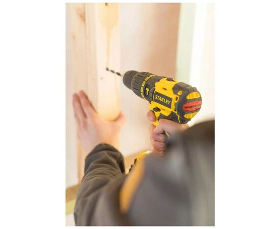 Шуруповерт Stanley 18 В, 55 Нм, 2 АКБ + ЗУ, кейс (SBH20D2K), изображение 7 Шуруповерт Stanley 18 В, 55 Нм, 2 АКБ + ЗУ, кейс (SBH20D2K), изображение 7