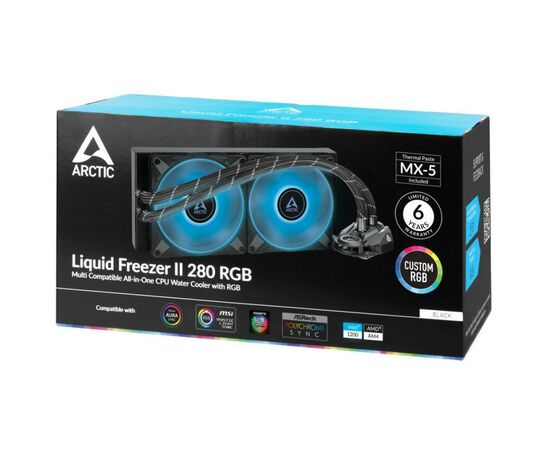 Система водного охлаждения Arctic Liquid Freezer II 280 RGB (ACFRE00107A), изображение 7 Система водного охлаждения Arctic Liquid Freezer II 280 RGB (ACFRE00107A), изображение 7