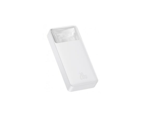 Батарея універсальна Baseus Bipow 20000mAh, PD/20W, QC3.0/USB-C, 2*USB-A/3A(max.), white (PPDML-M02)