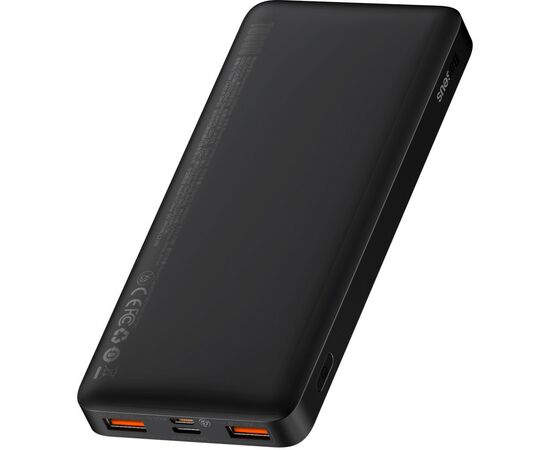 Батарея универсальная Baseus Bipow 10000mAh, PD/20W, QC/3.0, USB-C, 2*USB-A, black (PPDML-L01), изображение 3 Батарея универсальная Baseus Bipow 10000mAh, PD/20W, QC/3.0, USB-C, 2*USB-A, black (PPDML-L01), изображение 3