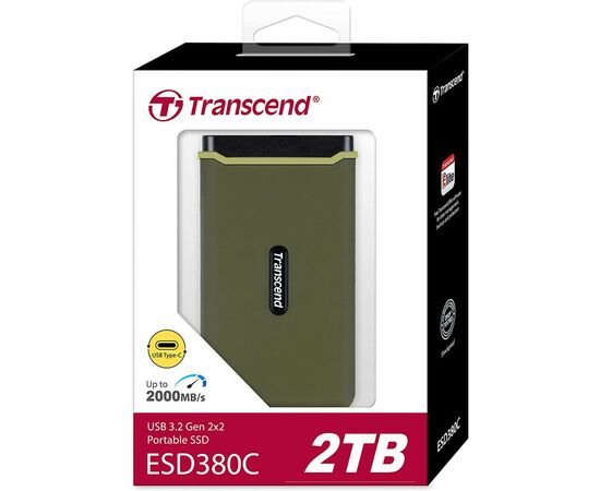 Накопитель SSD USB 3.2 2TB Transcend (TS2TESD380C), изображение 4