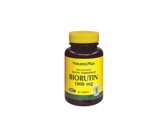 Минералы Natures Plus Рутин 1000мг, BioRutin, 60 таблеток (NTP2560)