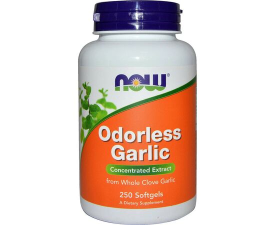 Травы Now Foods Чеснок без запаха, концентрированный экстракт, Odorless Gar (NOW-01808)