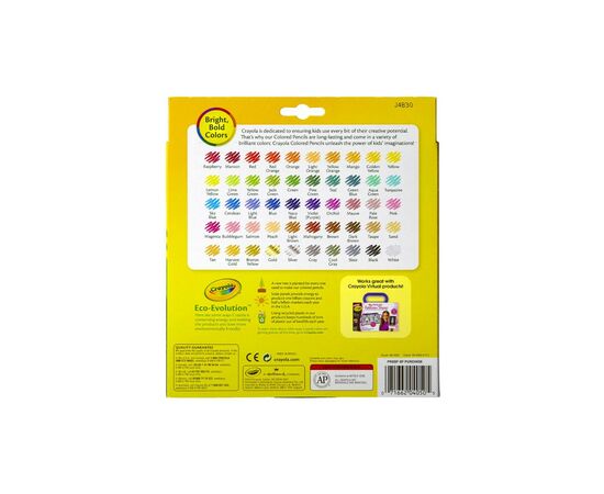 Олівці кольорові Crayola 50 шт (68-4050), зображення 6 Олівці кольорові Crayola 50 шт (68-4050), зображення 6