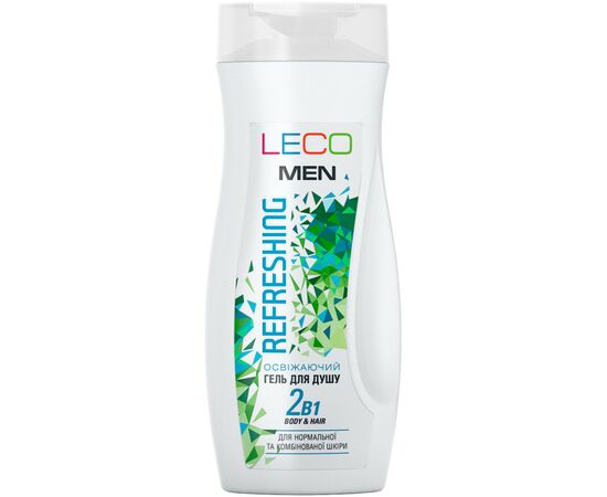 Гель для душа Leco для мужчин Освежающий 250 мл (XL 40023)