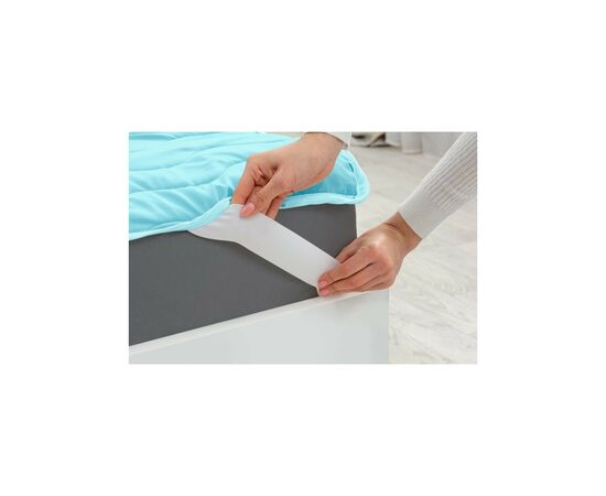 Наматрасник MirSon Eco Light №1725 Silk Air-line на резинке по углам Blue 160x190 см (2200002890915), изображение 4 Наматрасник MirSon Eco Light №1725 Silk Air-line на резинке по углам Blue 160x190 см (2200002890915), изображение 4