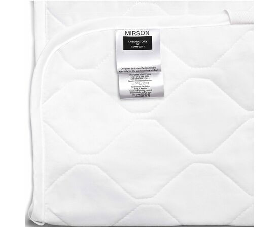 Наматрацник MirSon № 962 Natural Line Стандарт Cotton 120x190 см (2200000836748), зображення 3