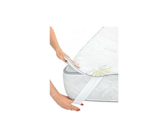 Наматрацник MirSon №1050 Alberto Тенцель (Modal) Seasons Aloe Vera 60х120 см (2200001507609), зображення 6