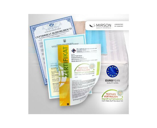 Наматрасник MirSon Valentino Тенсель (Modal) Waterproof Aloe Vera 319/1 120x190 см (2200000377838), изображение 4