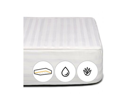 Наматрацник MirSon бавовняний Royal Pearl Waterproof Cotton Aloe Vera 274/3 90x190 см (2200000372642)