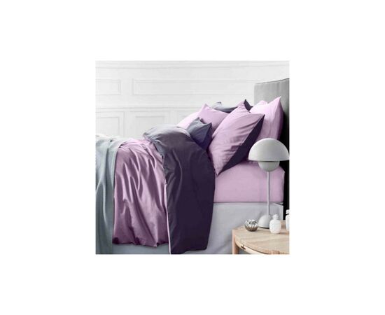 Постільна білизна MirSon Сатин Premium Violet 0199+0231 143х210 (2200000689153)