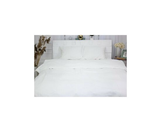 Простынь MirSon Moko White 0001 200х220 см (2200000674210), изображение 2 Простынь MirSon Moko White 0001 200х220 см (2200000674210), изображение 2