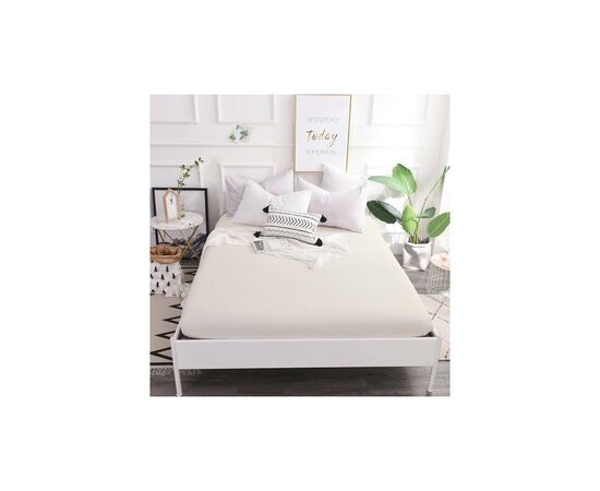 Простынь MirSon Moko White 0001 200х220 см (2200000674210)