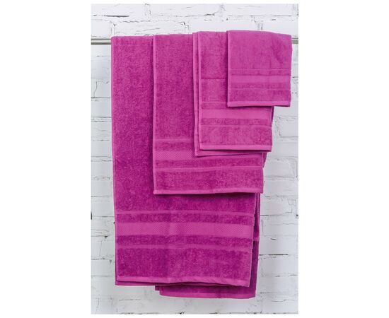 Полотенце MirSon набор банный №5011 SoftNess Plum 40x70, 50x90, 70x140, 100x1 (2200003183351), изображение 2