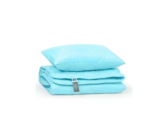 Одеяло MirSon Набор шерстяной №1676 Eco Light Blue Одеяло 220х240+ подушка (2200002656672), изображение 3 Одеяло MirSon Набор шерстяной №1676 Eco Light Blue Одеяло 220х240+ подушка (2200002656672), изображение 3