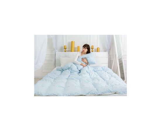 Одеяло MirSon пуховое 1828 Bio-Blue 90 пух лето 155x215 см (2200003012897), изображение 10 Одеяло MirSon пуховое 1828 Bio-Blue 90 пух лето 155x215 см (2200003012897), изображение 10