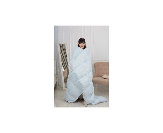 Одеяло MirSon пуховое 1828 Bio-Blue 90 пух лето 220x240 см (2200003012927), изображение 7 Одеяло MirSon пуховое 1828 Bio-Blue 90 пух лето 220x240 см (2200003012927), изображение 7