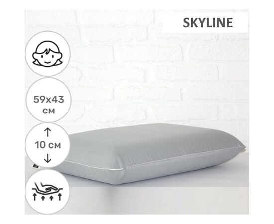 Подушка MirSon ортопедична 6072 Delicate satin Skyline WoMen 59х43х10 (2200003262261), зображення 2 Подушка MirSon ортопедична 6072 Delicate satin Skyline WoMen 59х43х10 (2200003262261), зображення 2