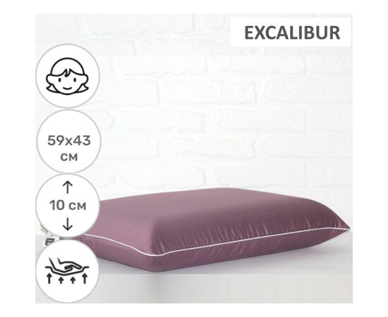 Подушка MirSon ортопедична 6074 Delicate satin Excalibur WoMen 59х43х10 (2200003262285), зображення 2 Подушка MirSon ортопедична 6074 Delicate satin Excalibur WoMen 59х43х10 (2200003262285), зображення 2