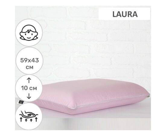 Подушка MirSon ортопедична 6075 Delicate satin Laura WoMen 59х43х10 (2200003262292), зображення 2 Подушка MirSon ортопедична 6075 Delicate satin Laura WoMen 59х43х10 (2200003262292), зображення 2