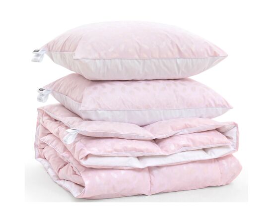Одеяло MirSon Набор №2171 Bio-Pink Зима 90% пух одеяло 155х215+подушки (2200003025675), изображение 3 Одеяло MirSon Набор №2171 Bio-Pink Зима 90% пух одеяло 155х215+подушки (2200003025675), изображение 3