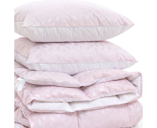 Ковдра MirSon Набір №2171 Bio-Pink Зима 90% пух ковдра 220х240+подушки (2200003025705)