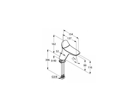 Смеситель KLUDI AMBIENTA (530260575), изображение 2 Смеситель KLUDI AMBIENTA (530260575), изображение 2