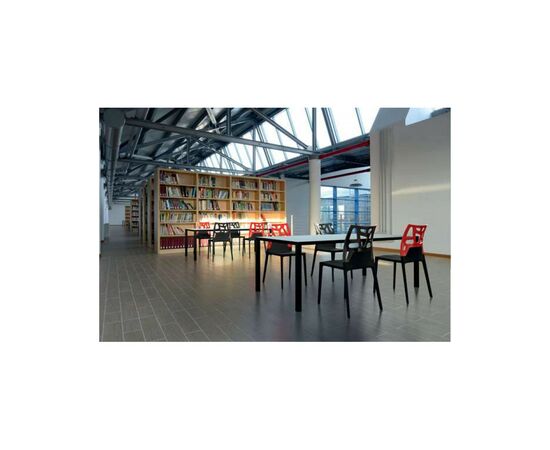 Кухонный стул PAPATYA ЭГО-РОК сиденье белое, верх прозрачно-красный (2524), изображение 4 Кухонный стул PAPATYA ЭГО-РОК сиденье белое, верх прозрачно-красный (2524), изображение 4