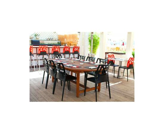 Кухонный стул PAPATYA ЭГО-РОК сиденье белое, верх прозрачно-красный (2524), изображение 6 Кухонный стул PAPATYA ЭГО-РОК сиденье белое, верх прозрачно-красный (2524), изображение 6