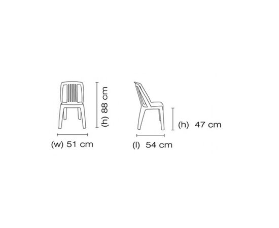Кухонный стул PAPATYA FAVORI, белый (4516), изображение 3