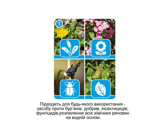 Опрыскиватель HoZelock 12л Pulsar Plus+ многорежимная форсунка "Multi Nuzzle" (10644), изображение 5 Опрыскиватель HoZelock 12л Pulsar Plus+ многорежимная форсунка "Multi Nuzzle" (10644), изображение 5