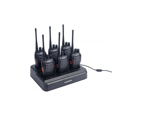 Портативна рація Baofeng BF-888S SIX PACK + Зарядний комплект (BL-1X6 + 6 АКБ BL-888) (BF-888S_6_6WCBF888S_BL-88), зображення 2 Портативна рація Baofeng BF-888S SIX PACK + Зарядний комплект (BL-1X6 + 6 АКБ BL-888) (BF-888S_6_6WCBF888S_BL-88), зображення 2