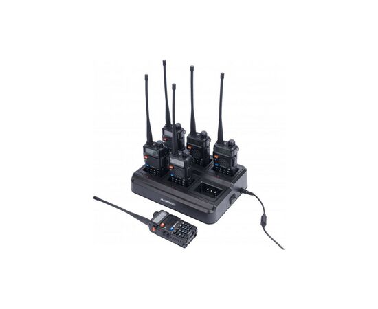 Портативная рация Baofeng UV-5R Black SIX PACK+Зарядный комплект (BL-5X6 + 6 АКБ BL-5) (UV-5R_6_6WCBF888S_BL-5), изображение 3 Портативная рация Baofeng UV-5R Black SIX PACK+Зарядный комплект (BL-5X6 + 6 АКБ BL-5) (UV-5R_6_6WCBF888S_BL-5), изображение 3