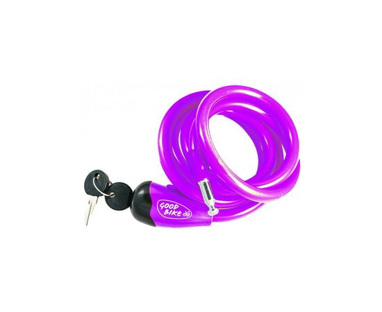 Замок велосипедний Good Bike Security Lock 12 x 1500 мм Purple (92758V-IS)