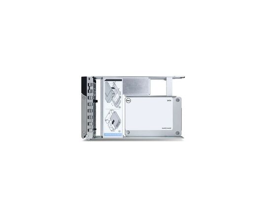 Накопичувач SSD для сервера 1.92TB SATA RI 6Gbps 512e 2.5in w/3.5in HYB CARR, CUS Kit Dell (345-BBED)