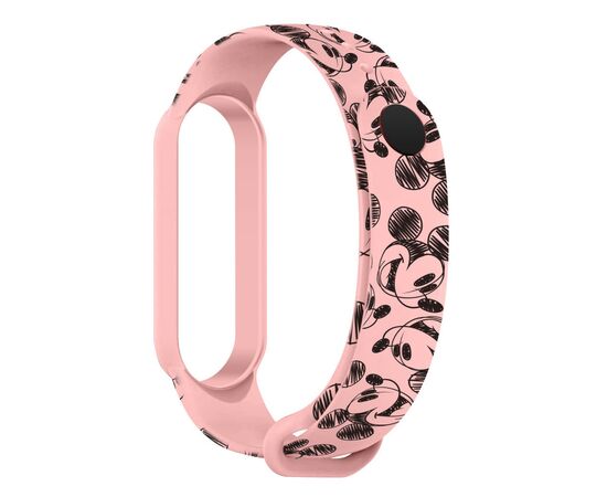 Ремешок для фитнес браслета Armorstandart Cartoon для Xiaomi Mi Band 7/6/5 Mickey Pink (ARM59255)