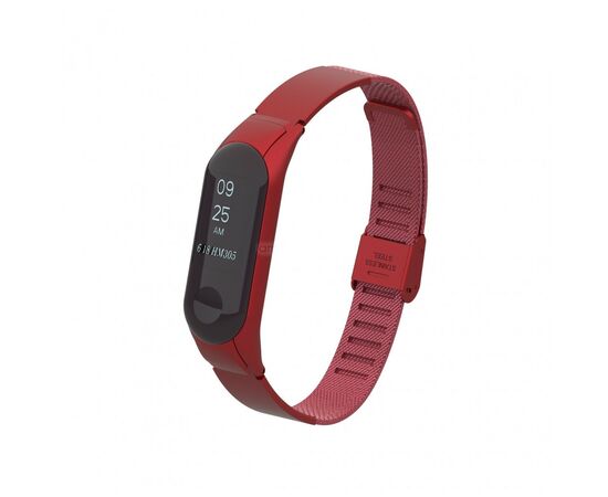 Ремешок для фитнес браслета Armorstandart Flat Milanese Band 4303 для Xiaomi Mi Band 4/3 Red (ARM55932)