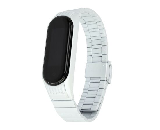 Ремешок для фитнес браслета Armorstandart Metal Band Link 603 для Xiaomi Mi Band 6/5 Creamy White (ARM59065)