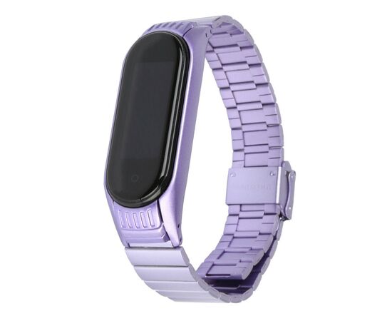Ремінець до фітнес браслета Armorstandart Metal Band Link 603 для Xiaomi Mi Band 6/5 Light Purple (ARM59067)