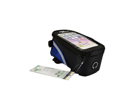 Велосумка нарамная Good Bike під смартфон 4,8 Black/Blue (94882-IS), изображение 2 Велосумка нарамная Good Bike під смартфон 4,8 Black/Blue (94882-IS), изображение 2