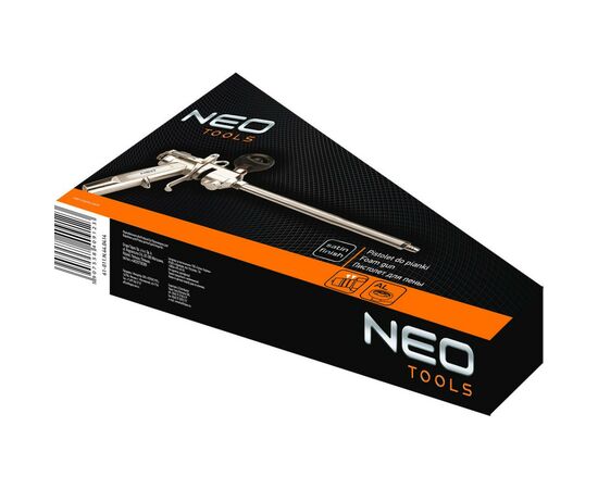 Пистолет для монтажной пены Neo Tools с латунной головкой, алюминий (61-011), изображение 5 Пистолет для монтажной пены Neo Tools с латунной головкой, алюминий (61-011), изображение 5