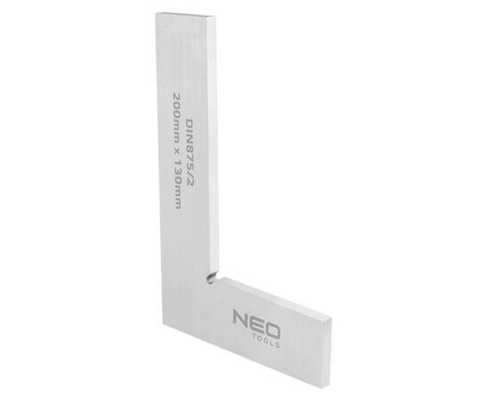 Косинець Neo Tools прецизійний, DIN875/2, 200x130 мм (72-023)
